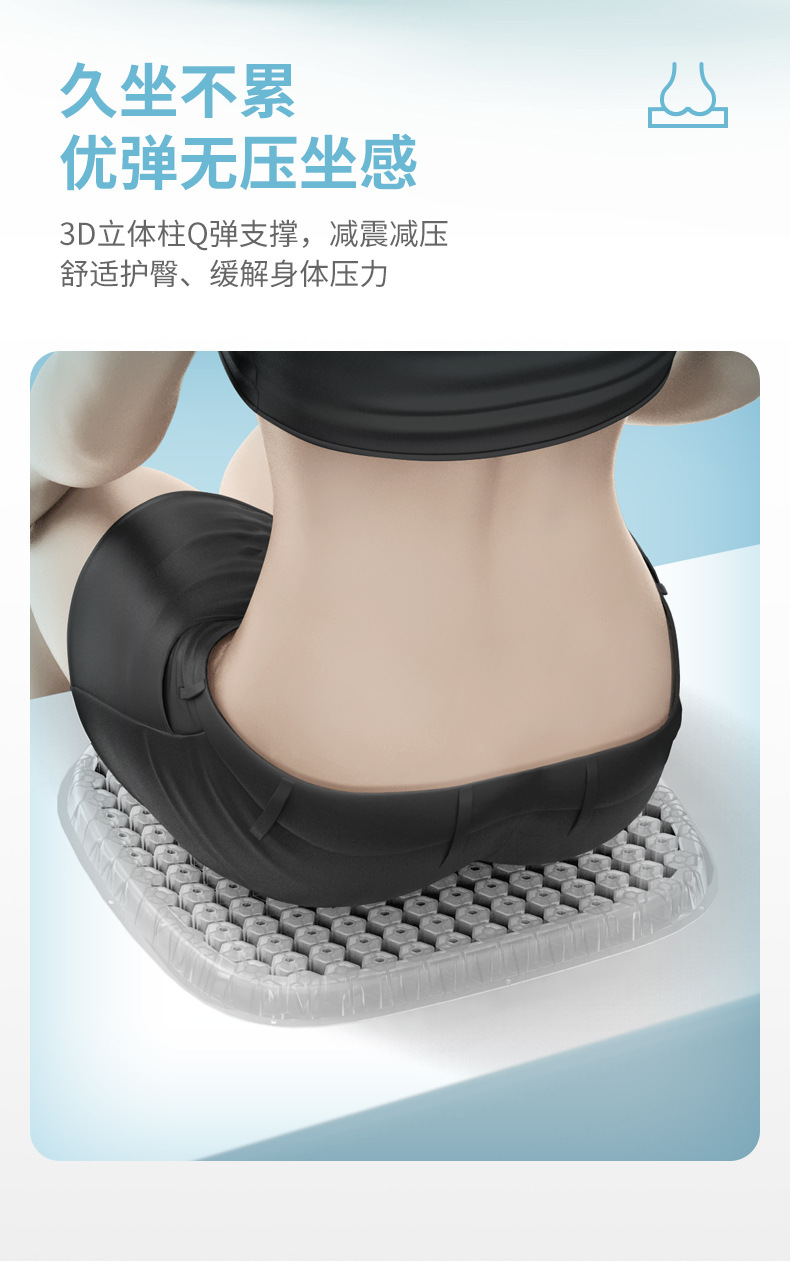 Car seat cushions, all-season universal silicone car pads, special gel ice pads, truck seat cushions, summer car pads pic 5