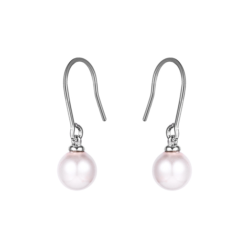 夏季欧美红色系女S925红玛瑙复古韩版耳饰纯银包金豆豆圆珠耳钉详情15