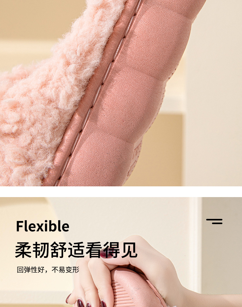 2025新款EVA情侣秋冬季棉拖鞋男室内居家用保暖加厚户外毛毛鞋女详情8