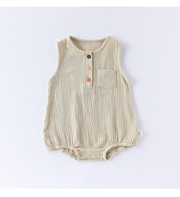 Summer baby wraparound for boys and girls, pure cotton Class a summer breathable triangular hatchcoat for newborns pic 30