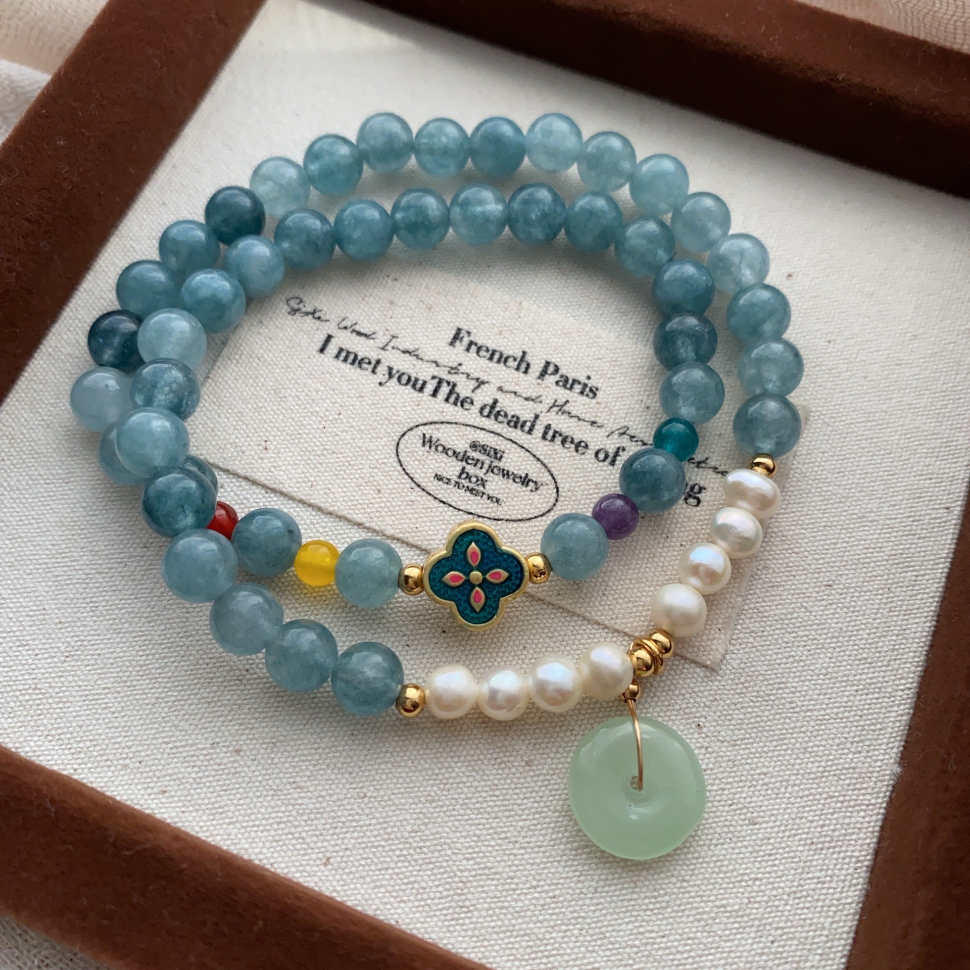 南红玛瑙手串小众设计手链玄学葫芦平安扣国风优雅气质女款手圈详情39