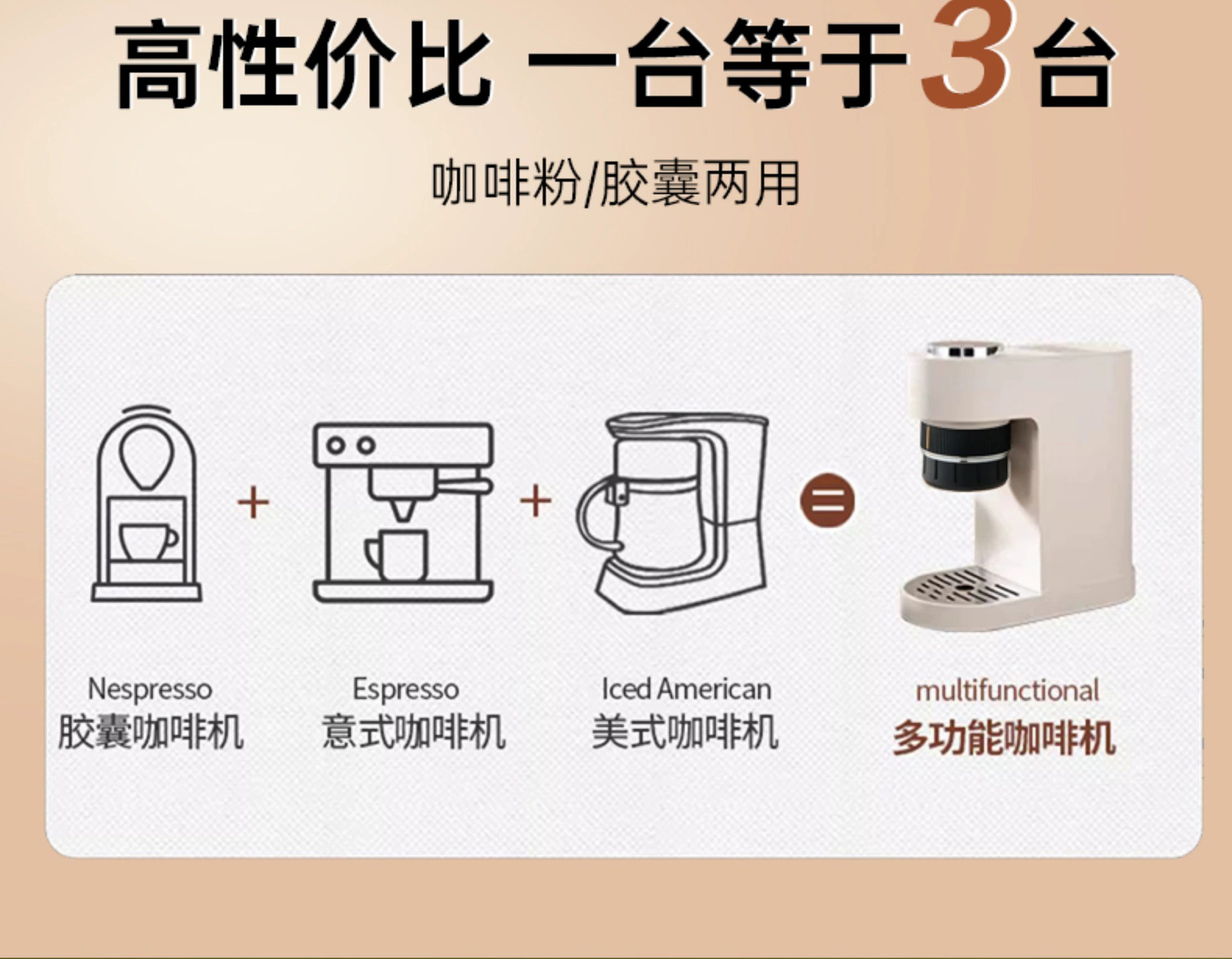 咖啡机意式咖啡机浓缩咖啡机美式咖啡机户外便携咖啡机冷萃咖啡机详情2