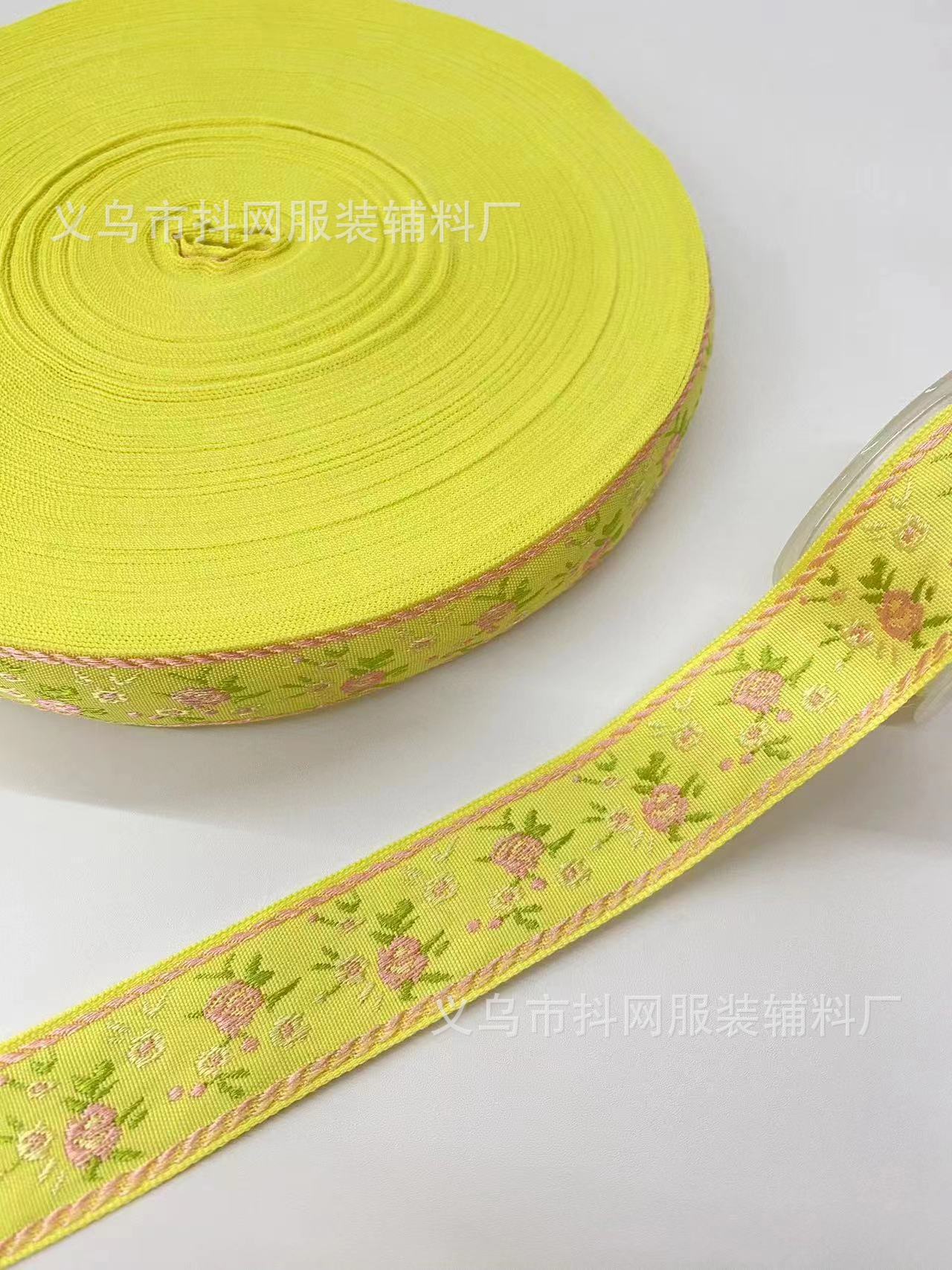 现货2.5cm民族风提花刺绣织带发饰鞋帽包边织带舞台服装装饰辅料详情13