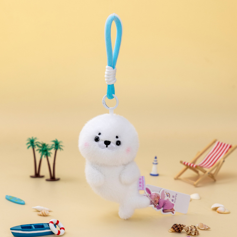 解压系海洋馆小动物飞象章鱼毛绒小挂件卡通书包钥匙扣礼品挂饰详情13