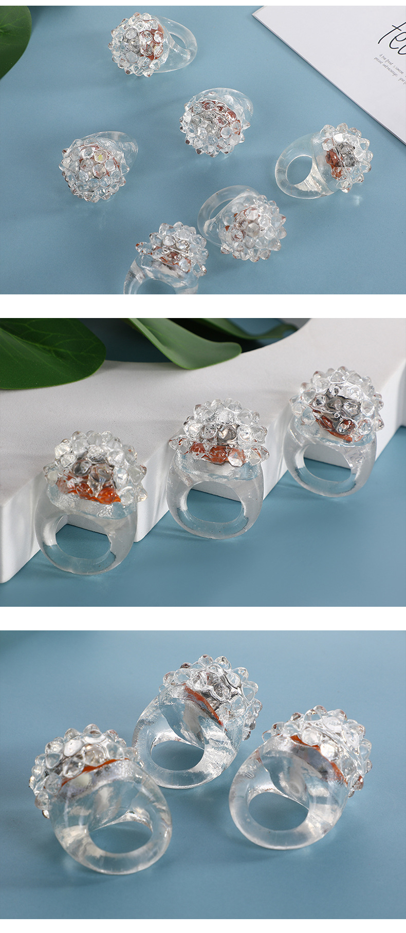 【小额批发】草莓戒指会发光玩具闪光戒指LED亚马逊手指灯tpr软胶详情8