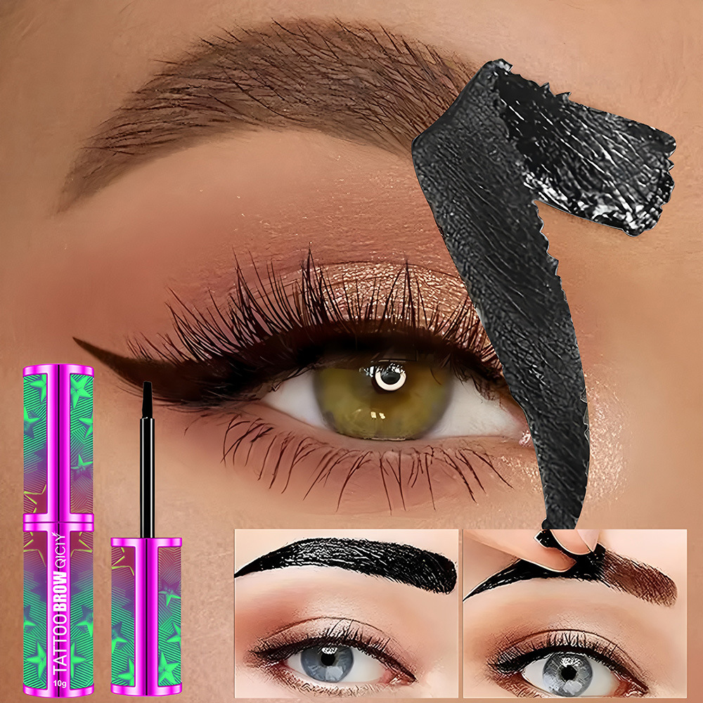 【 Cross-border Exclusive 】QICIY Eyebrow Lift Cream available in 4 colors, waterproof, sweat-proof, natural and long-lasting. Wholesale pic 7