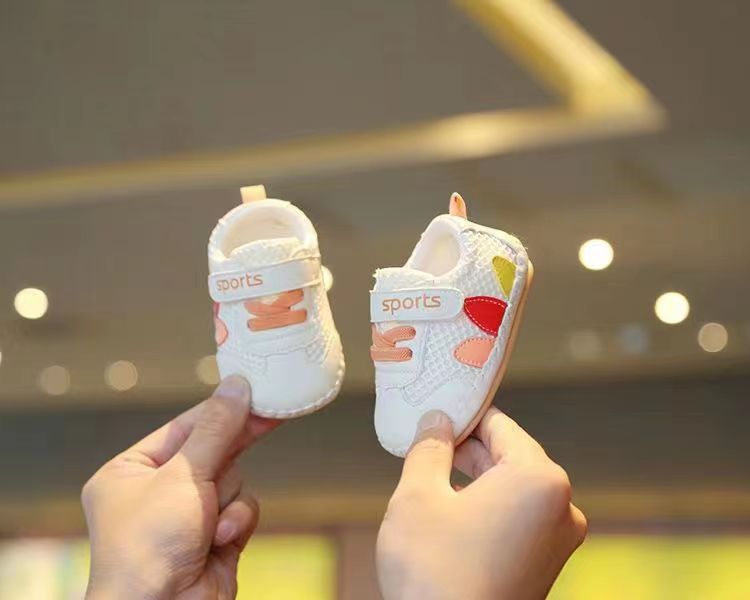 春秋季0一1岁宝宝软底学步鞋小童透气网面鞋3-6-10个月婴幼儿童鞋详情12