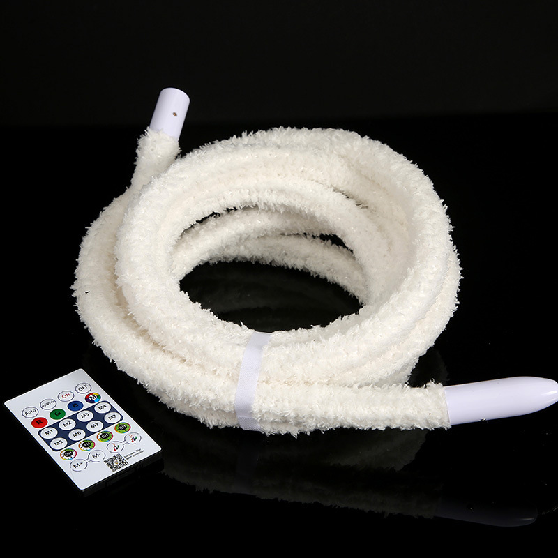 LED flexible color-changing light strip, 360-degree empress velvet woven light, RGB color-changing neon light, outdoor decorative linear light pic 17