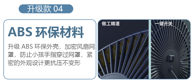 旭丰5寸6寸8寸usb小风扇迷你风扇办公室桌面风扇大风量电风扇批发详情8