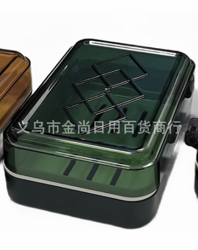 Household bathroom storage soap box, simple box, 2-yuan wholesale plastic soap box, soap box, draining and flip-top soap box pic 6