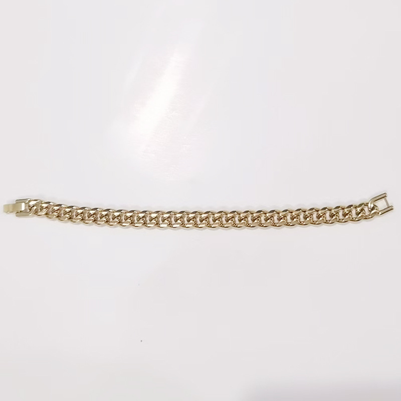 Titanium steel bracelet for men, Cuban light luxury jewelry, Instagram niche design for women, couple style, student trendy brand bracelet pic 15
