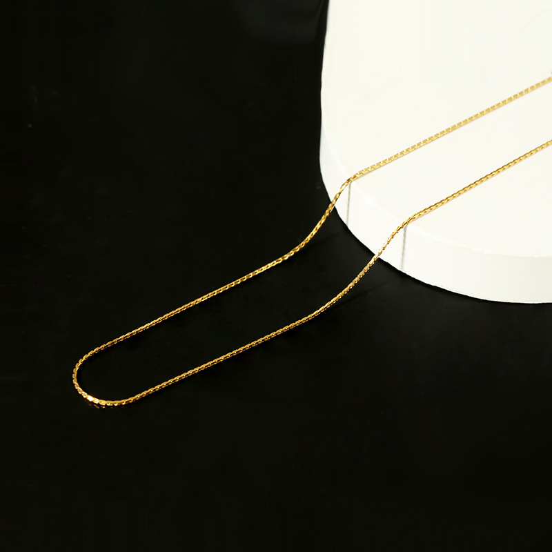 S925纯银项链蛇骨链意大利小众批发饰品设计轻奢女高级感跨境配饰详情17