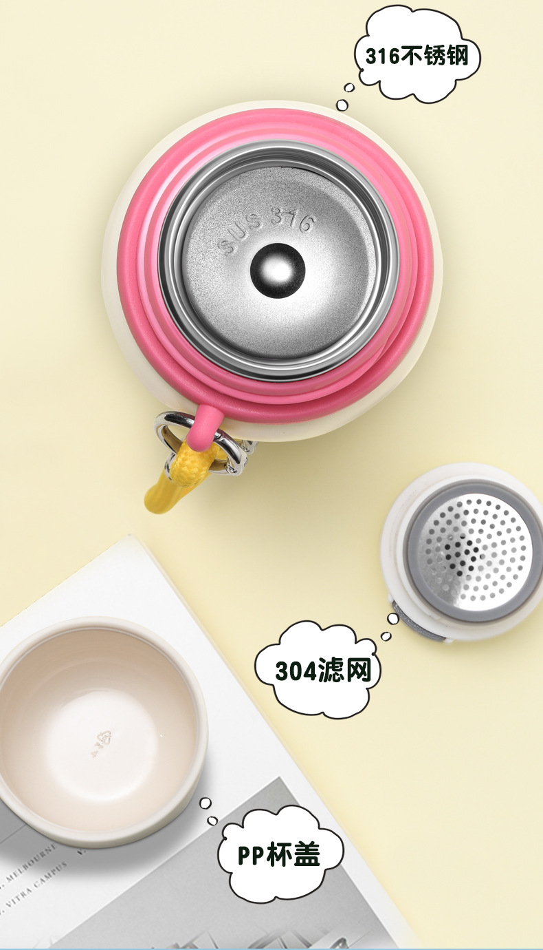 双饮保温杯儿童壶316男女不锈钢水杯水壶吸管杯子大容量定制礼品详情13