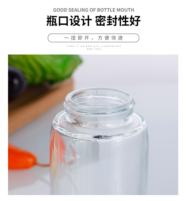 玻璃喷油瓶烧烤食用油橄榄油控喷油壶气压式厨房塑料喷雾瓶油喷壶详情7
