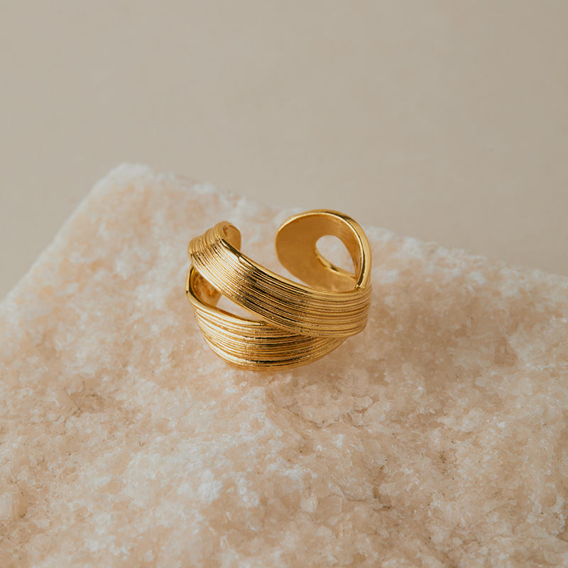 希朗-重工保色戒指开口设计宽面复古chic风欧美个性食指戒商务款详情28