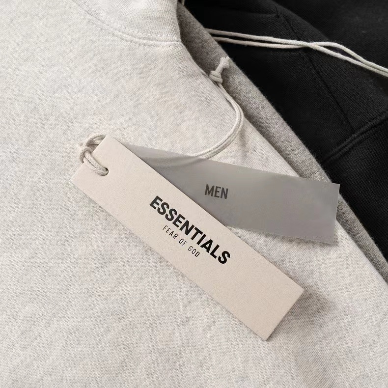FOG ESSENTIALS第八季复线高街宽松情侣重榜卫衣背后植绒连帽卫衣详情10