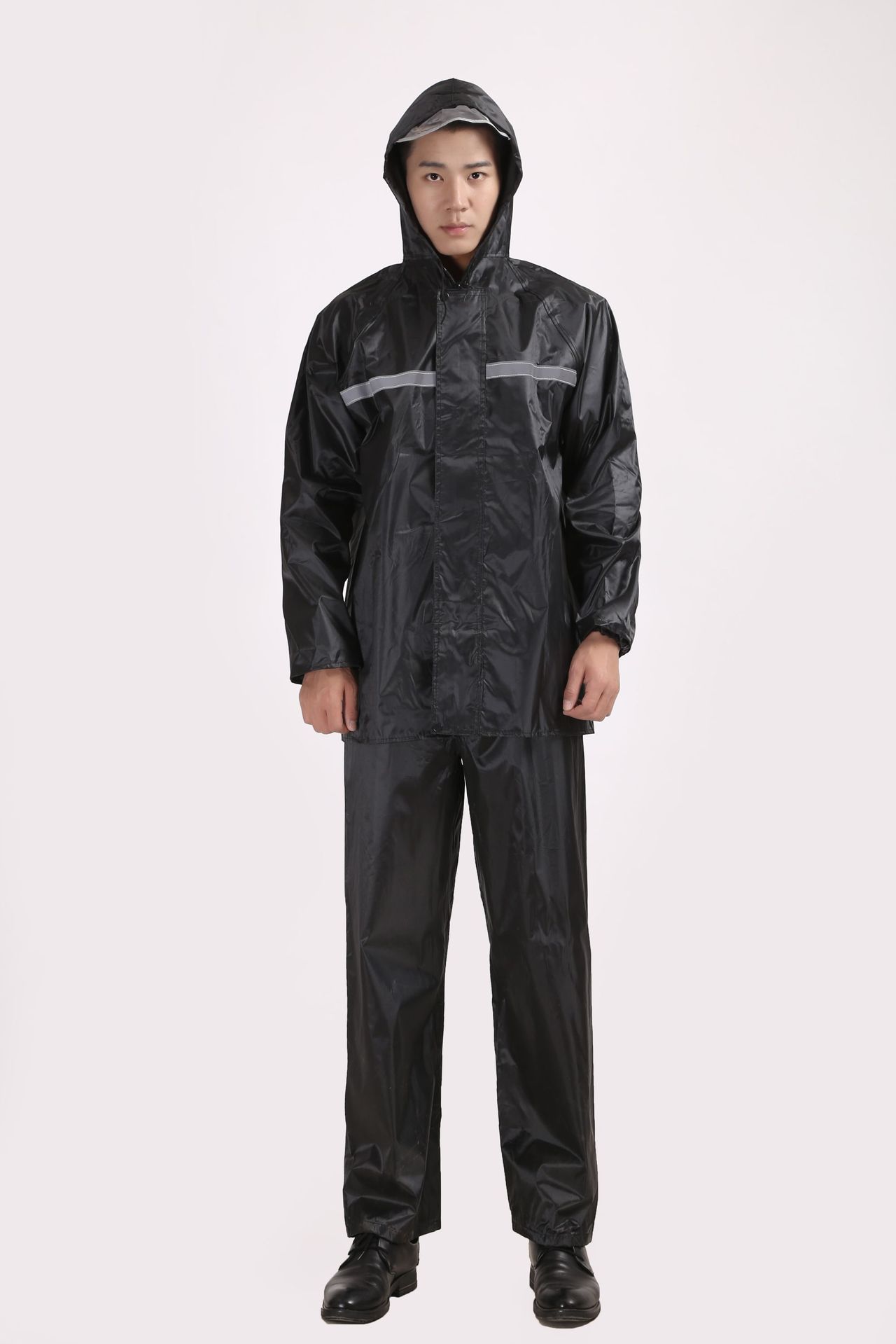 加厚加大防水雨衣雨裤套装户外建筑工地耐用成人分体农用绿化雨衣详情6