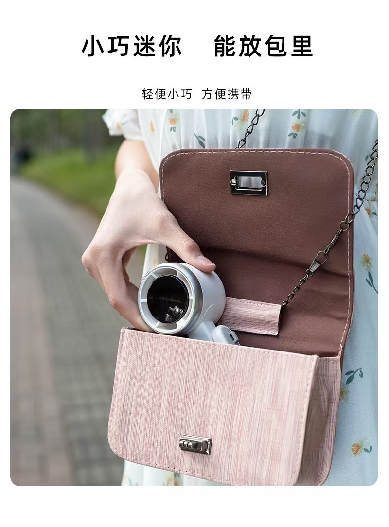 【新人】N607高速涡轮增压手持风扇数显迷你挂脖usb充电方便携详情21