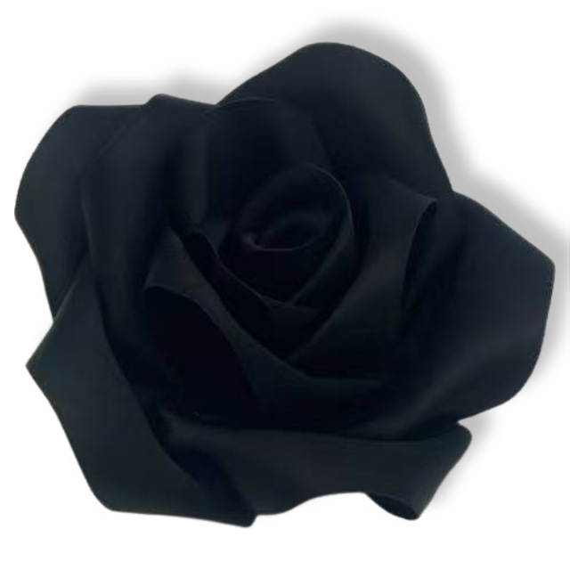 复古缎面玫瑰花布艺立体饰品花朵 diy发饰胸花鞋帽服装辅料配件详情11