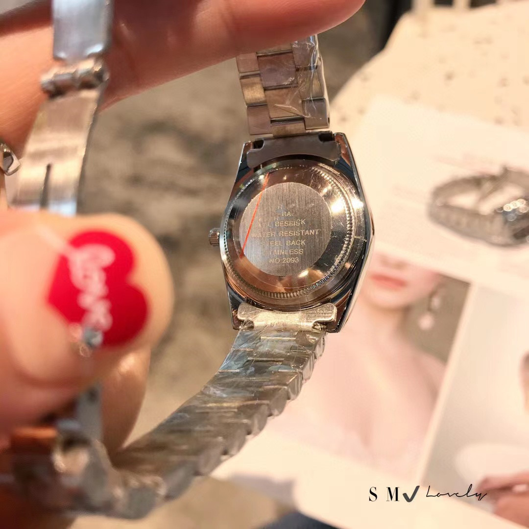 微商劳力家士日志系列时尚潮流钢带手表女名表石英手表女男代发详情12