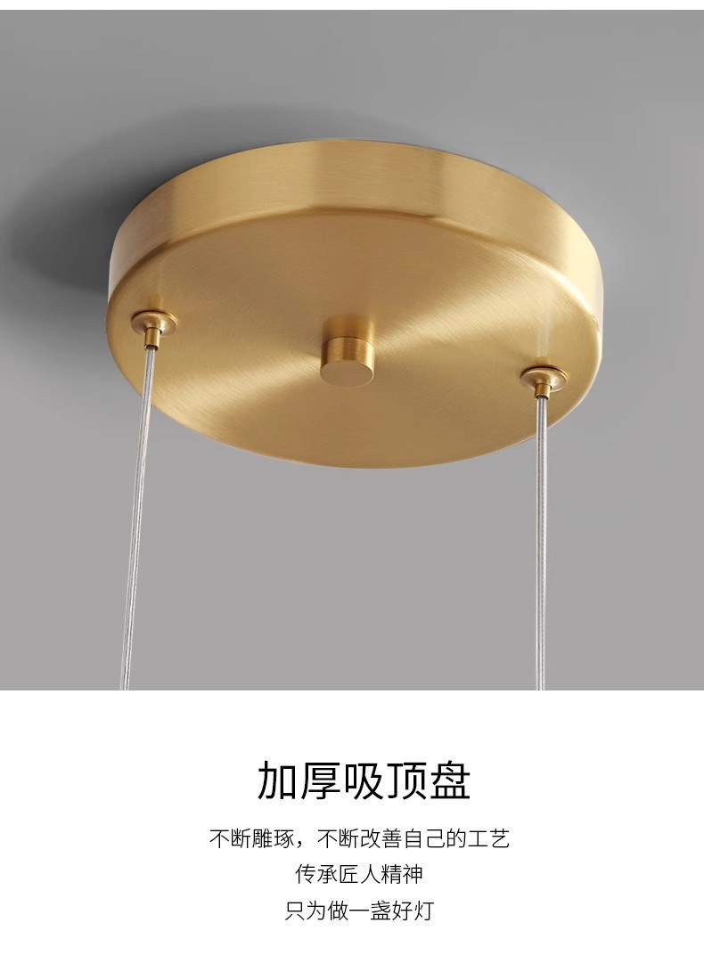 中山古镇玻璃灯具北欧现代简约创意吧台餐厅吊灯客厅艺术设计师详情12