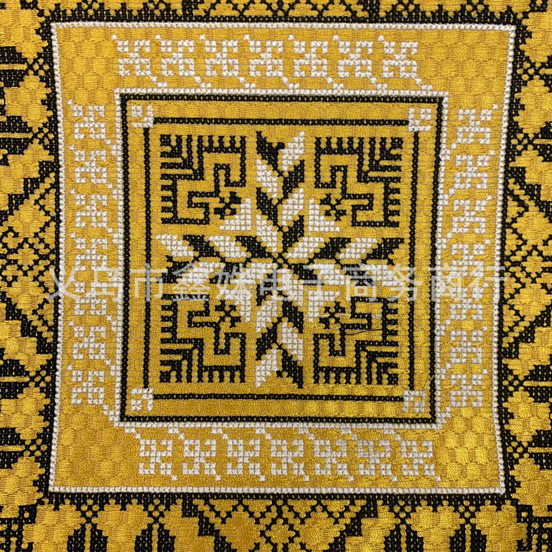 Rectangular embroidered circular collar stage costume accessories pic 11