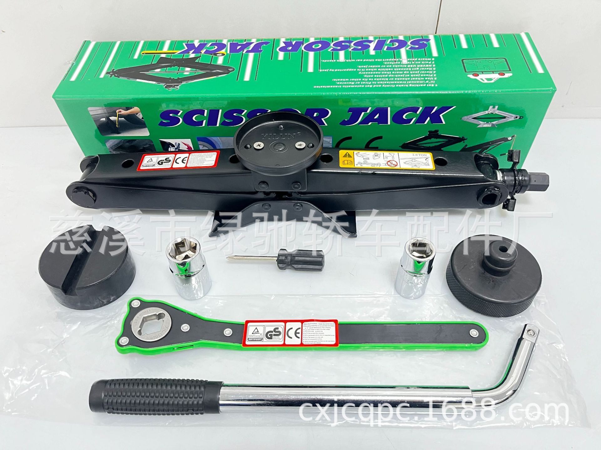 The new YILUN brand Tesla car scissor jack, a universal and labor-saving jack, is suitable for all family car models pic 35