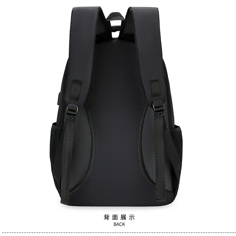 Wholesale 2023 New business double backpack, wear-resistant, water-repellent, large-capacity travel computer bag, casual, fashionable and simple pic 30