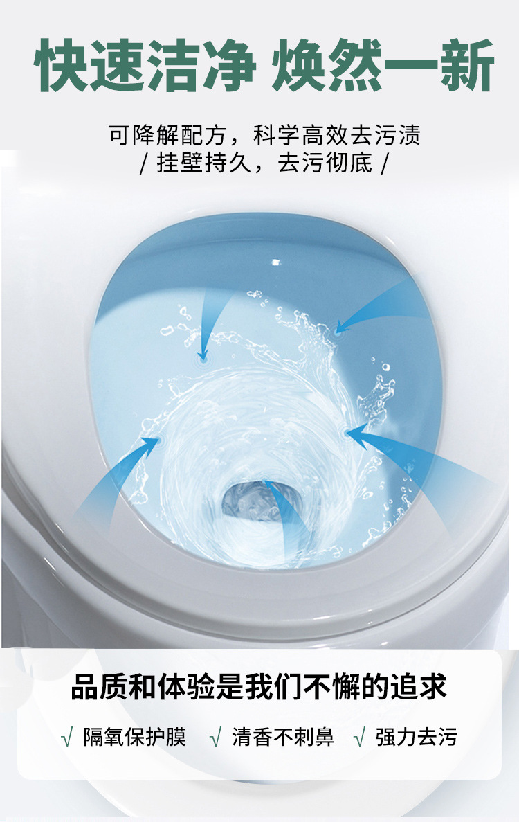 600g洁厕液批发定制一件代发厕所卫生间马桶清洁剂除臭去渍洁厕灵详情11