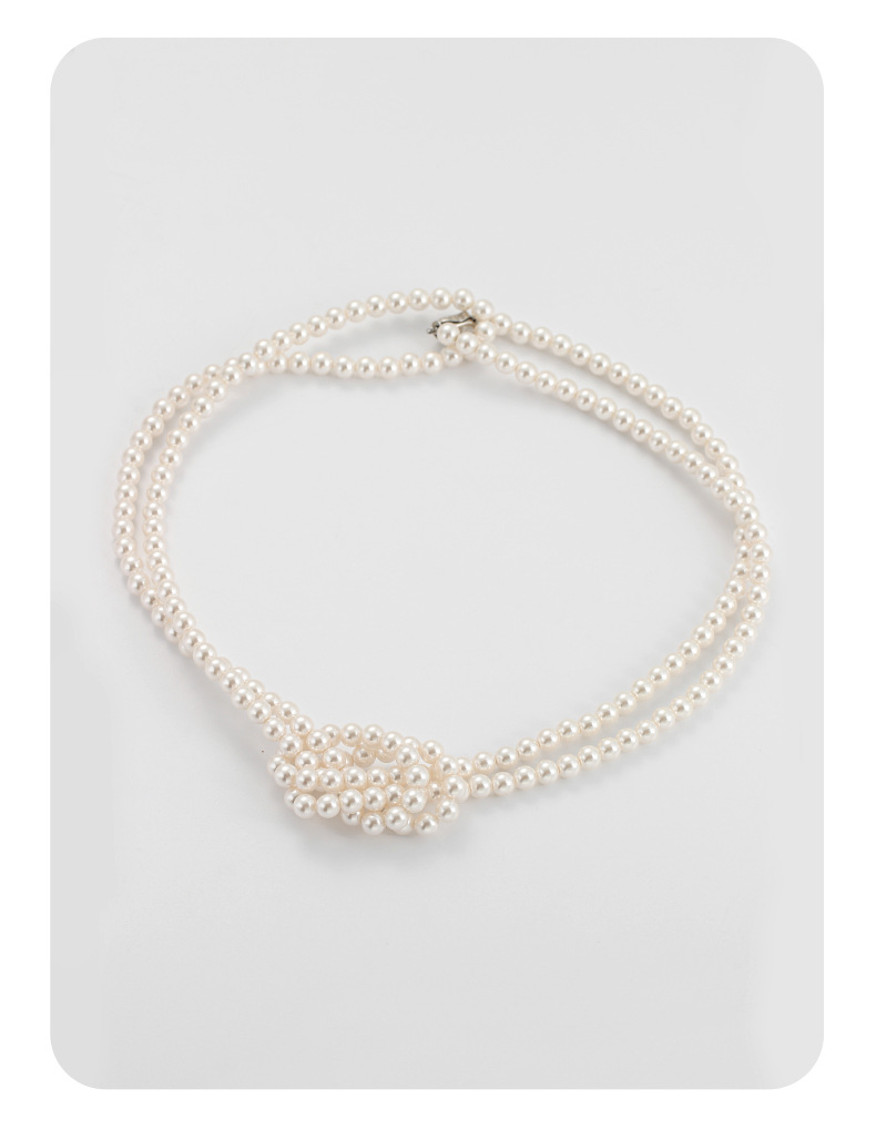 120cm珍珠项链多戴法正圆仿施家項链叠戴高级感女百搭长款毛衣链详情21