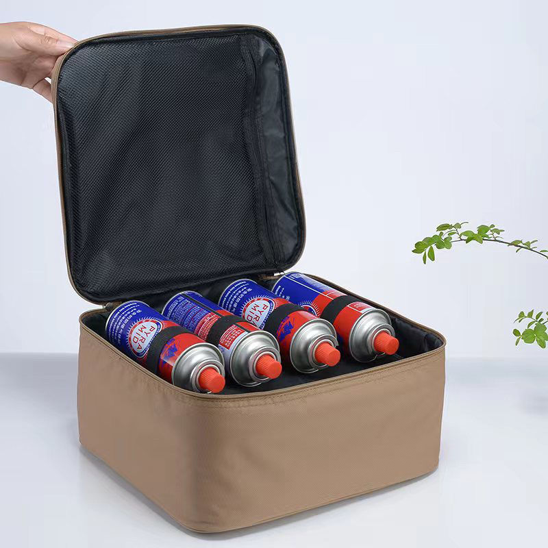户外卡式炉便携收纳包可放气罐野餐烧烤锅具收纳箱工具包杂物袋详情14