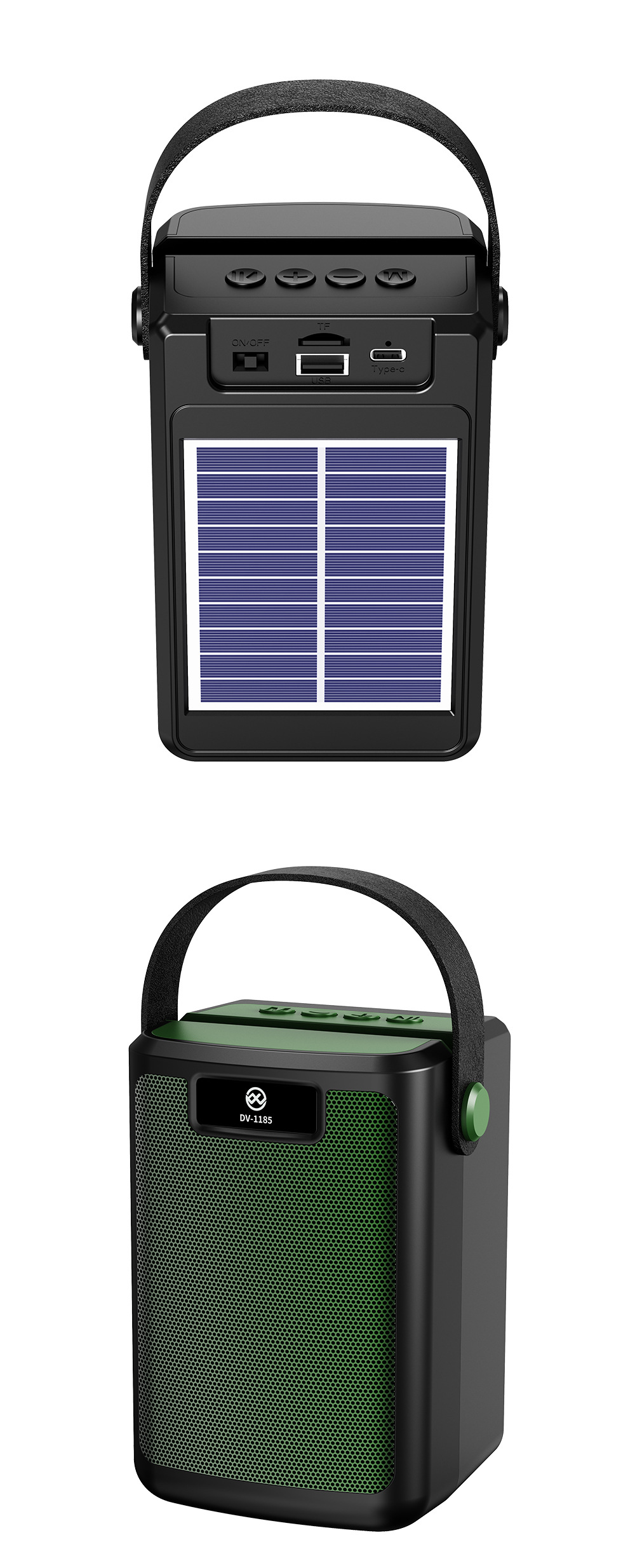 The 2025 new Bluetooth mini speaker, outdoor high-volume portable card-inserting music player, hand-held audio system pic 8