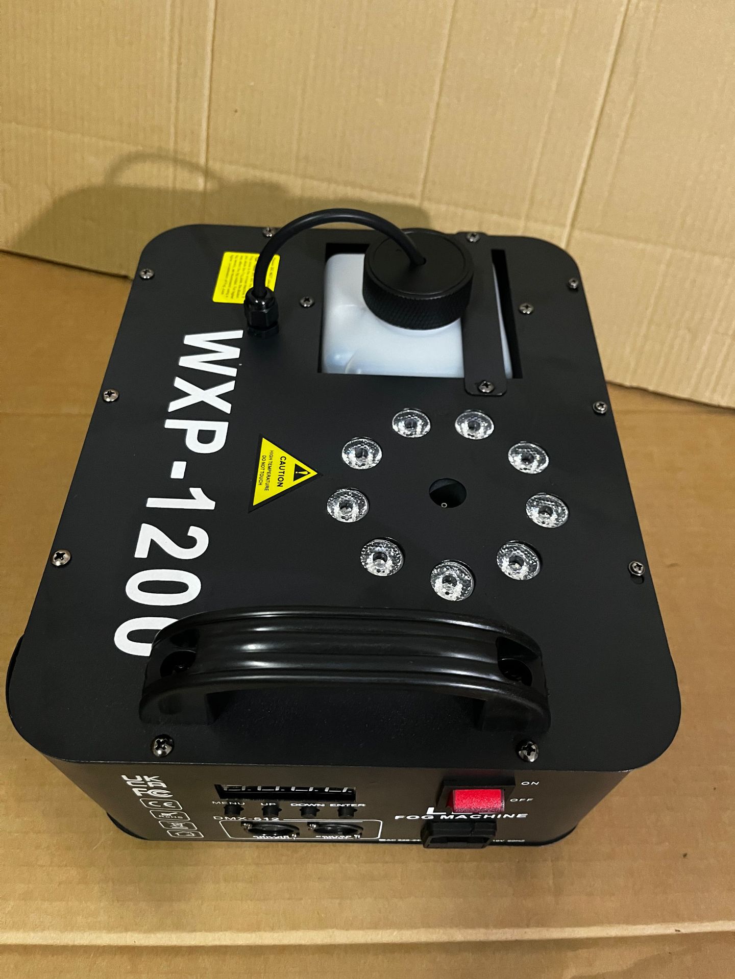 LED气柱烟机酒吧夜店婚庆舞台演出上喷烟雾机小型设备烟柱机详情4