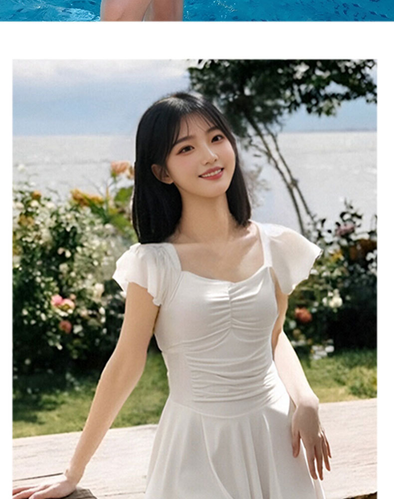 连体泳衣女高级感2025新款显瘦海边遮肉高颜值保守泳装时尚显身材详情10