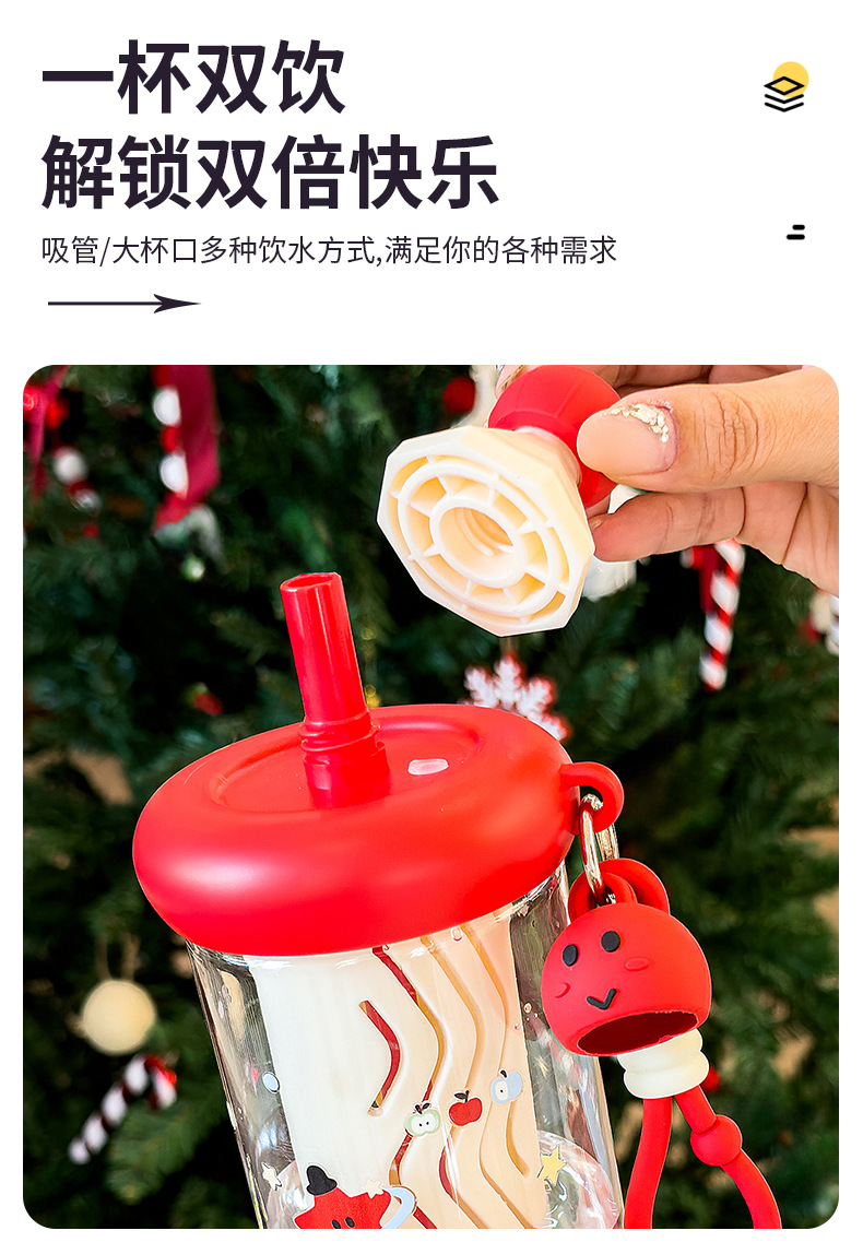 可爱卡通水杯便携保温杯180ml防漏设计学生宿舍办公用品 pic 6