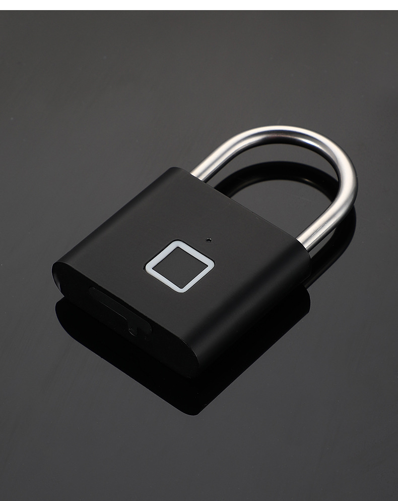 Intelligent fingerprint padlock, outdoor waterproof and anti-rust padlock, intelligent electronic padlock head, door anti-theft password lock, cabinet pic 15