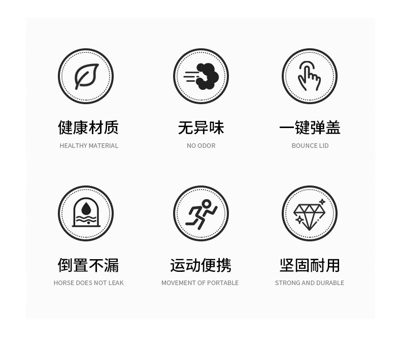 2000ml large-capacity plastic water bottle for sports, gym large-bellied cup, straw, space cup, water bottle, tonton cup pic 9