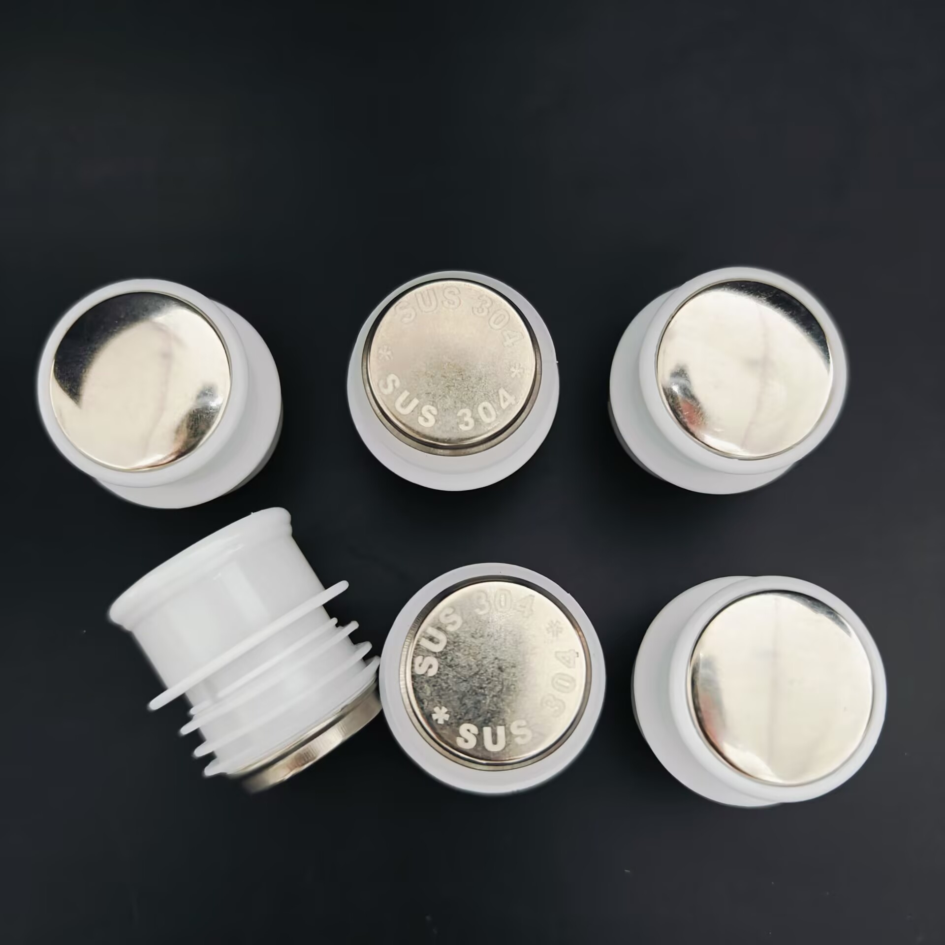 【 Zone 3-12 】304 stainless steel (8-pound) bottle stopper 1500 per box, 8-pound 304 stainless steel thermos stopper, large 8-pound thermos flask stopper, hot water bottle cap, thermos flask stopper 1 yuan wholesale pic 3