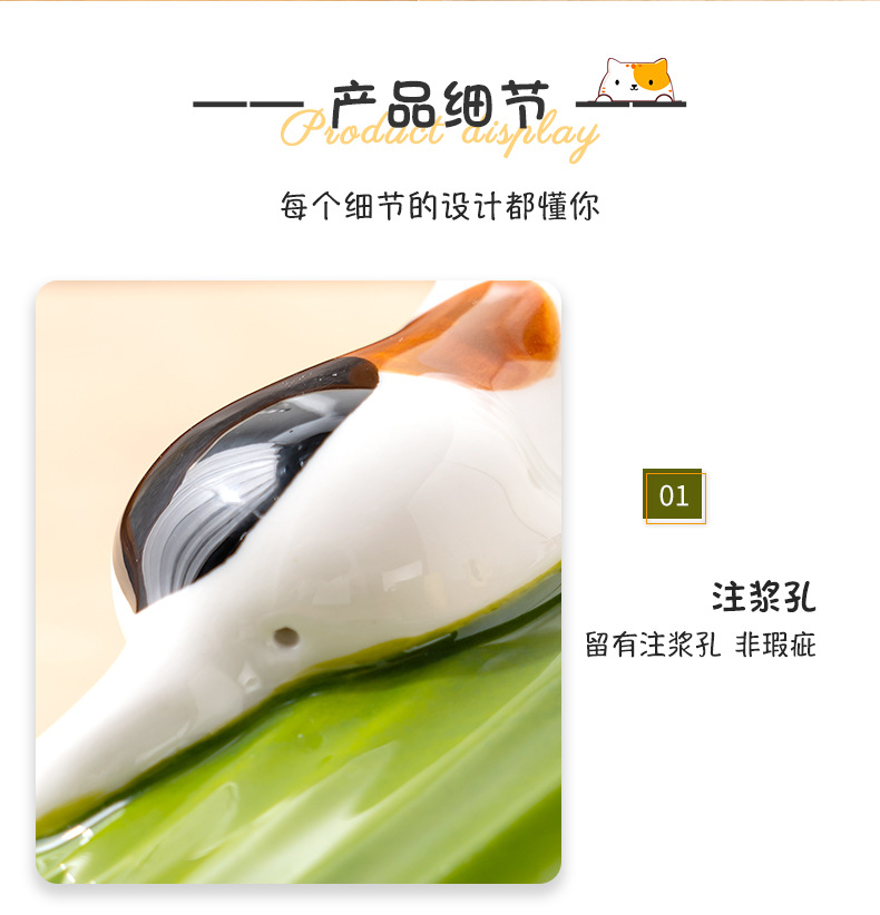 卡通可爱猫咪陶瓷杯浮雕萌趣水杯ins风早餐杯情侣杯高颜值马克杯详情14