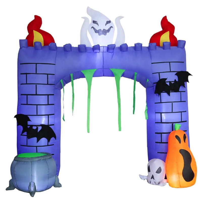 Cross-border Halloween inflatable car trunk decoration led illuminated terrifying eyeball car inflatable party supplies pic 4