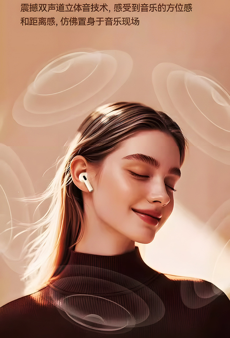Беспроводные беспроводные bluetooth наушники с коротким вводным изображением, высоким уровнем звука и длинным длинным кабельным телефоном pic 9