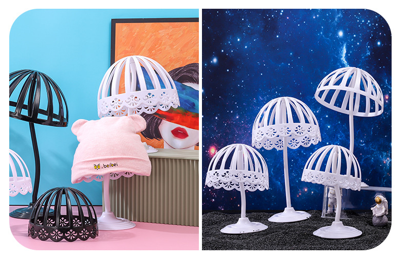 帽子架成人帽撑帽子支架展示架母婴店帽架帽托塑料棒球帽托架批发详情10