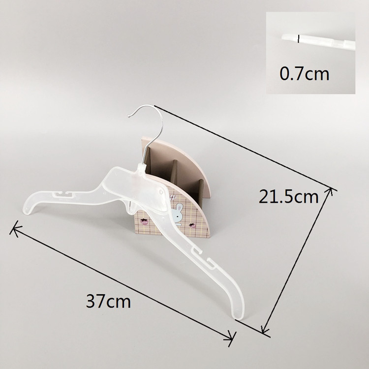 【旭峰】一次性塑料衣架洗衣房女款便宜轻便衣挂单片配服装送衣架详情6
