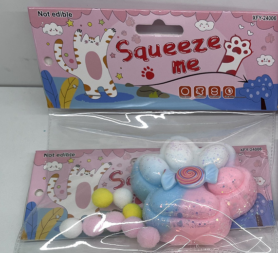 3色混中猫爪+棒棒糖捏捏乐解压玩具详情2