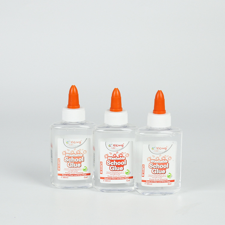 雅隆跨境学生胶瓶装液体学校学生手工DIY胶可水洗PVA透明胶水详情4
