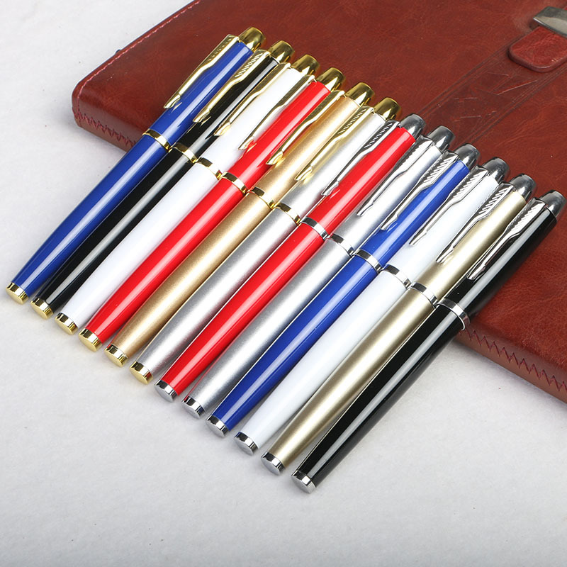 Wholesale of multi-color business metal neutral signature pens, advertising gifts, enterprise logo designs, and pearl pens in stock from Huaqi pic 21