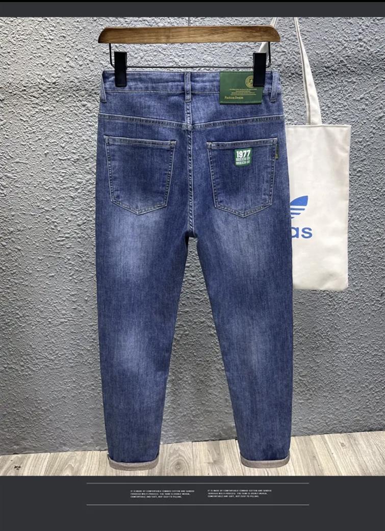 品质男装牛仔裤春夏弹力男潮流修身小直筒百搭长裤韩版显瘦男裤款详情10