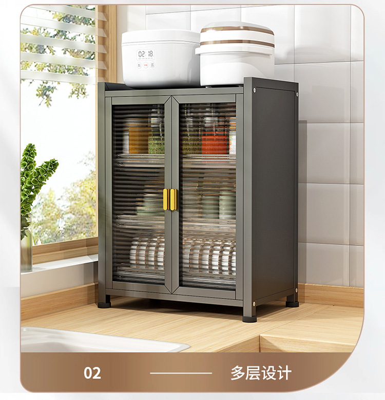 可抽拉防尘碗碟架厨房置物架双层台面沥水碗碟架收纳架厨房餐具详情17