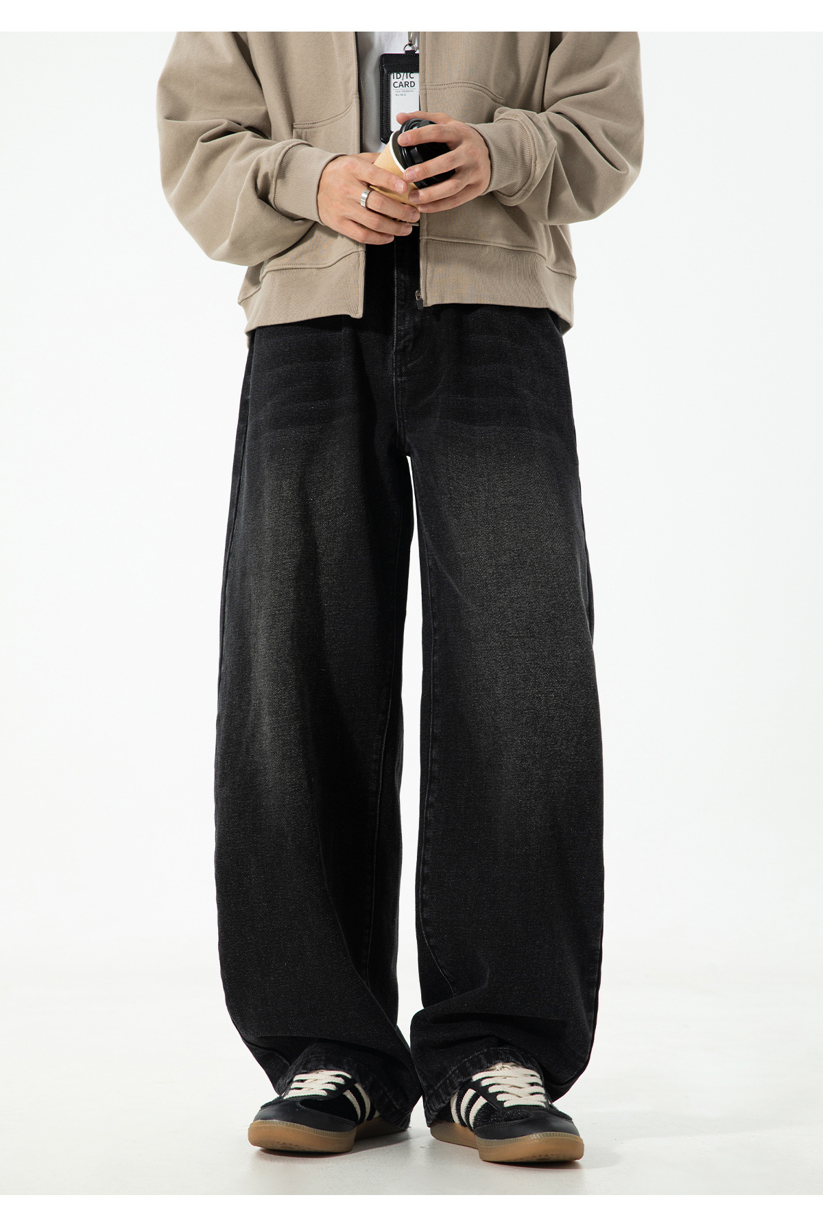 美式复古做旧水洗廓形牛仔裤男秋季新款潮牌直筒裤质感宽松长裤子详情20