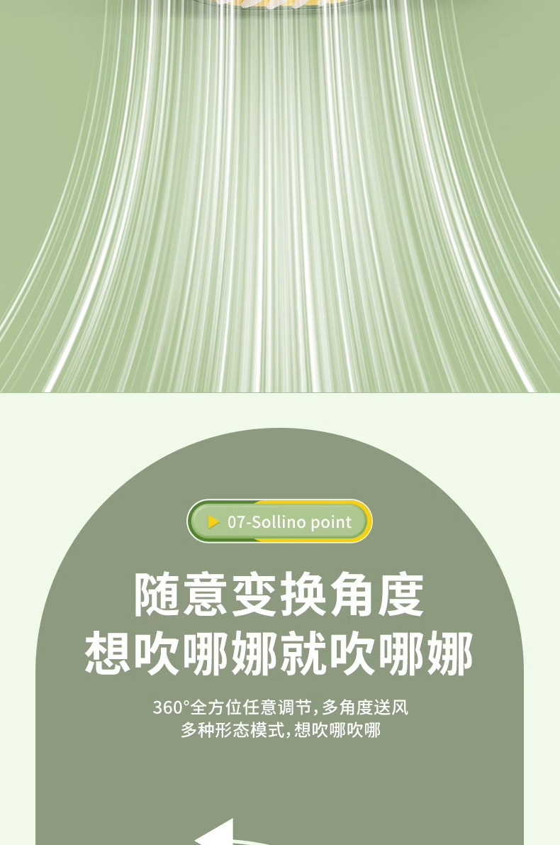 USB小风扇小型宿舍充电吊扇学生床上蚊帐式静音小风扇厂家直销详情12
